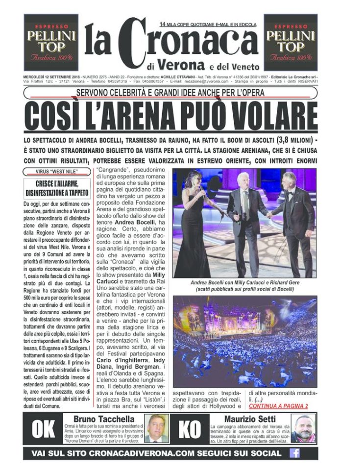 thumbnail of La Cronaca di Verona 12 9 2018