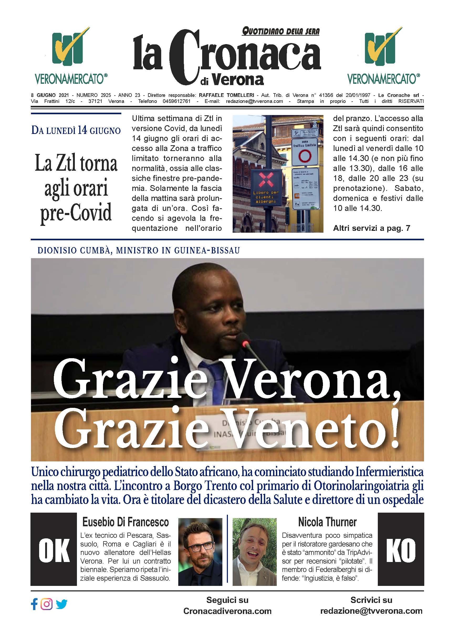 Home La Cronaca di Verona